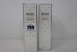 Eight as new Hugo Boss womens eau de toilette (8 x 50ml) (Two boxes with distress).