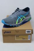 A pair of men's as new Asics GT-1000 10 trainers (UK 9.5).