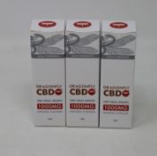 Twelve Dragonfly CBD Oral Drops 1000mg/10ml Natural Flavour (Exp: 02/2023).