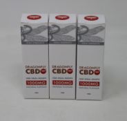 Twelve Dragonfly CBD Oral Drops 1000mg/10ml Natural Flavour (Exp: 02/2023).