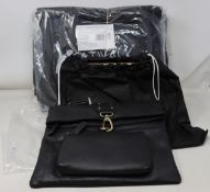 Four as new Catwalk Collection Handbags Dispatch bags in black (RRP £70 each).