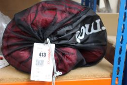 An as new Marmot Micron 40 sleeping bag in sienna red/tomato (RRP £155).