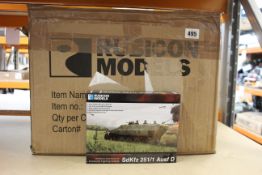 A quantity of as new Rubicon models to include M8 Scott, Panzer III Ausf H/J/L/M/N and other related