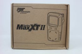 A boxed as new BW Technologies by Honeywell GasAlert Max XT II gas monitor.