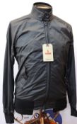 An as new Baracuta G9 Harrington jacket in grey mini check (Tg 36 - RRP £309).