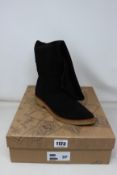 A pair of as new Free People Banks over-the-knee boots in black (EU 37 - RRP £328).