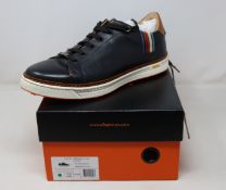 A pair of as new Roya Albatross London the Saxon Black golf shoes (UK 8).