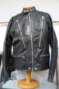 An as new Diesel Hardstyle leather jacket (XL).
