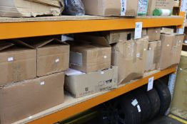 A large quantity of birthday / greetings cards with a large range of different themes and topics.