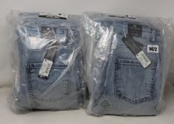 Fourteen pairs of as new Lose Jeans Bayan skinny jeans (Assorted sizes).
