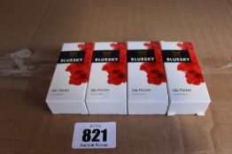 A large quantity of boxed as new Bluesky Gel polish (for nails) in various shades to include