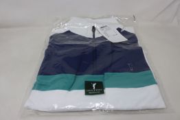 Two as new Golfino Tech 1/2 zip midlayer golf tops (Both UK 42/unisex L - RRP £90 each).