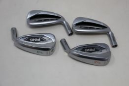 Eight as new Ping G425 7 iron golf heads (Six right-handed, two left-handed).