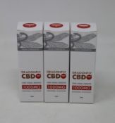 Twelve Dragonfly CBD Oral Drops 1000mg/10ml Natural Flavour (Exp: 02/2023).