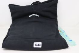 An as new Off-White Marker Over hoodie in black/blue (XXL - slit to bag).