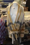 An as new Maison Margiela ivory abstract geometric cardigan (XXL).