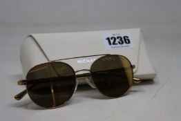 A pair of as new Michael Kors Lon 0MK 1021 - 11687P - 53 sunglasses.