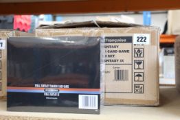 Six boxes of six sets as new Final Fantasy IX Trading Card Games - Starter Sets (French Edition).