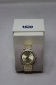 A ladies as new Michael Kors Darci watch in gold (MK3191).