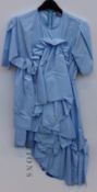 An as new Preen By Thornton Bregazzi Emi dress in blue (S - RRP £395).