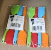 Twenty as new Joeji's Kitchen 4 piece spatula sets.