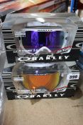Three pairs of boxed as new Oakley O-Frame 2.0 XM Snow Goggles.