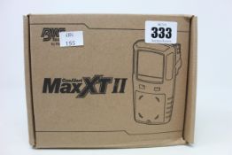 A boxed as new BW Technologies by Honeywell GasAlert Max XT II gas monitor.