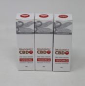 Twelve Dragonfly CBD Oral Drops 1000mg/10ml Natural Flavour (Exp: 02/2023).