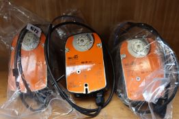 Three Belimo LRF230 rotary actuators 230v.