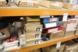 A miscellaneous quantity of stationery and related items to include envelopes, paper and Tipp-ex (