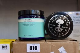 Nine Neal's Yard Lavender bath salts (9 x 350g).