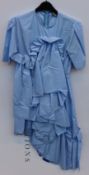 An as new Preen By Thornton Bregazzi Emi dress in blue (XS - RRP £395).