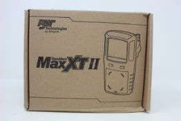 A boxed as new BW Technologies by Honeywell GasAlert Max XT II gas monitor.