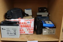 Miscellaneous batteries to include Dingbang 6-DZF-12 and PowerSonic PS-12170 B.