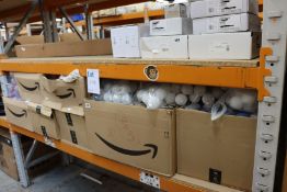 A large quantity of cotton ball LED string lights in various colours (approximately 100 items).