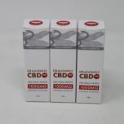 Twelve Dragonfly CBD Oral Drops 1000mg/10ml Natural Flavour (Exp: 02/2023).