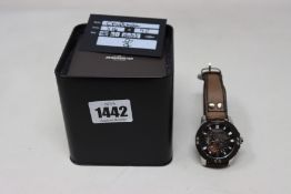 A boxed as new Aeromeister Craftman x 16 limited edition No 92 watch.