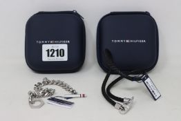An as new men's Tommy Hilfiger casual stainless steel bracelet (2790164) and a Tommy Hilfiger men'