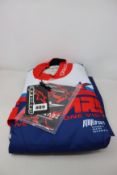 An as new Alpinestars MNX-9 V2 Graphic 2 suit (EU 40).
