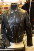 An as new Diesel L-Koji leather jacket (M).