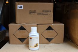 Thirty-six as new Rubbermaid standard aerosol air neutraliser (243ml).