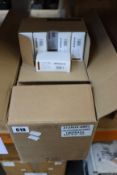 Ten boxes of 100 packs of 6 as new Beltone size 312 hearing aid batteries (312AUX-6BEL, 6000