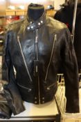 An as new Diesel L-Koji leather jacket (L).