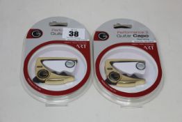 Five as new G7th Performance 3 Guitar Capos (Steel String, Special Edition Celtic Engraved).
