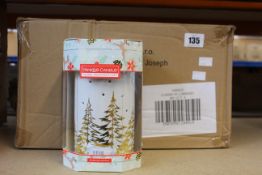 Six boxed as new Yankee Candle Sparkling Holiday Gift Sets with four Scented Tea Lights.