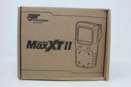 A boxed as new BW Technologies by Honeywell GasAlert Max XT II gas monitor.