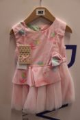 Eight as new girls Lapin House Collection pink dresses with confectionary decoration together with
