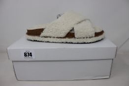 Eight pairs of as new Free People Sideline Footbed sandals.