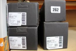 A quantity of boxed as new Orrefors glasses to include; Seven 25cl old fashioned glasses, Three 36cl