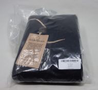 An as new Caravana + Butub fringed cotton-gauze kaftan in black (One size - RRP £288).